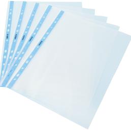 Noki Poşet Dosya Kristal Mavi Kenarlı 100 LÜ A4 -4830CR