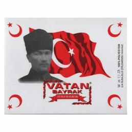 Vatan Bez Bayrak Türk Atalı %100 Polyester 70x105 VT210 -VT210