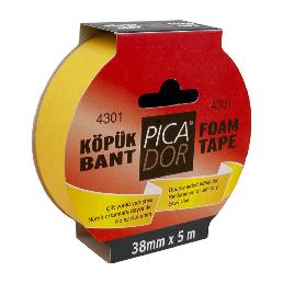 Picador Çift Taraflı Bant Köpük Rulo Askılı 38mmx5m -4301 38X5