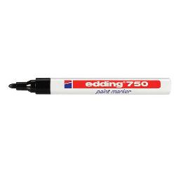 Edding Markör Boya Dekor Yuvarlak Uçlu 2-4 MM Siyah 750 -EDDING 750 SİYAH